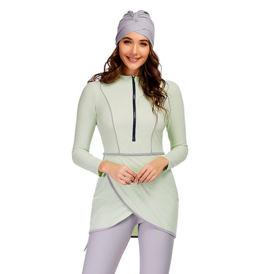 Traje de Baño Conservador Estampado Floral para Mujer - Image 2