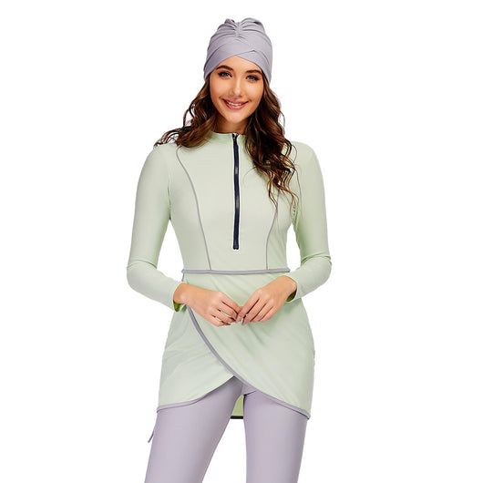 Traje de Baño Conservador Estampado Floral para Mujer - Image 2