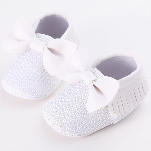 Zapatos para Bebé Niña Primavera Otoño con Suela Antideslizante y Moño Elegante - Image 13