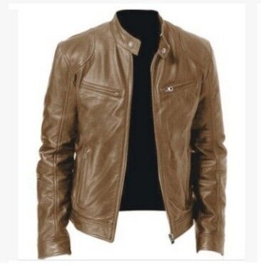 Chaqueta de Cuero PU Slim Fit - Estilo Moderno y Versátil - Image 7