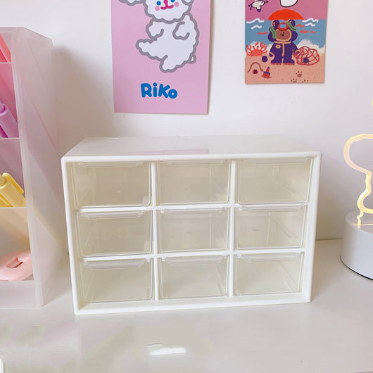 Organizador de Escritorio con 6 Compartimentos y Cajones Deslizantes - Image 13