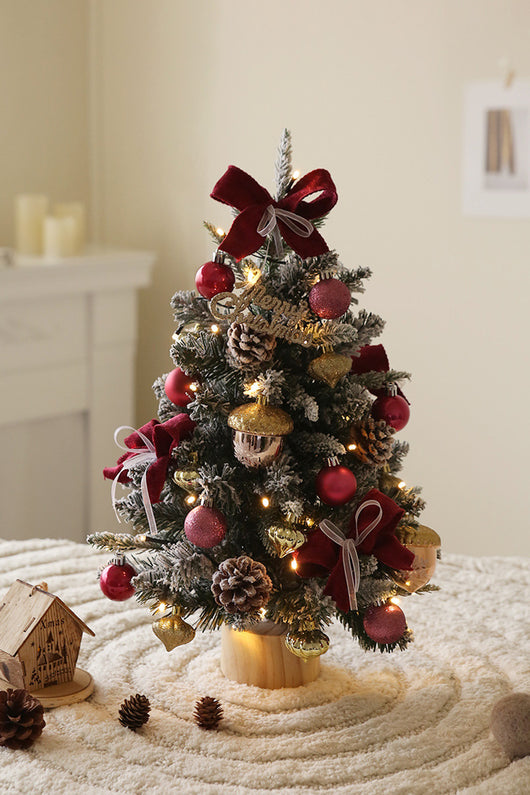 Árbol de Navidad de Escritorio 45CM con Adornos - Decoración para Ventana - Image 4