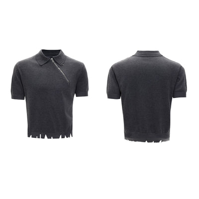 Polo Slim Fit con Efecto Frío y Cierre Oblicuo - Image 4