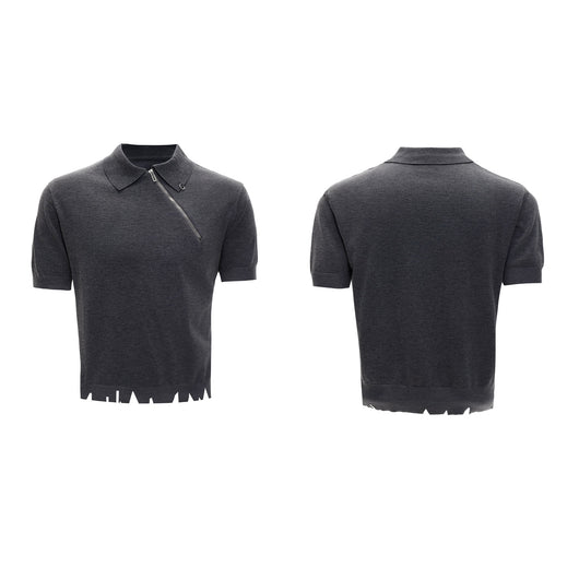 Polo Slim Fit con Efecto Frío y Cierre Oblicuo - Image 4