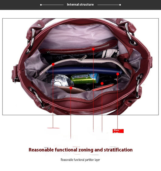 Bolso Bandolera de Cuero PU con Detalles de Costura y Borlas para Mujer - Image 29
