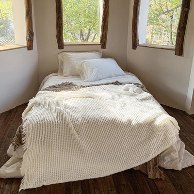 Manta Polar Suave con Patrón de Gofres - Lavable para Sofá y Dormitorio - Image 6