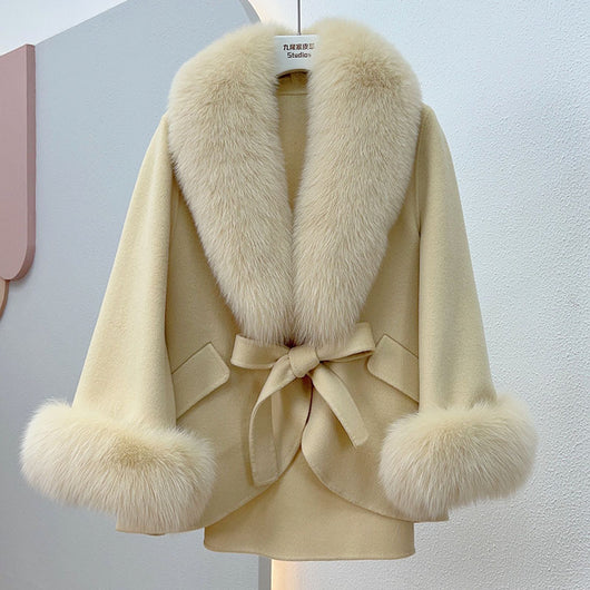 Capa de Lana Pura para Otoño e Invierno - Image 4