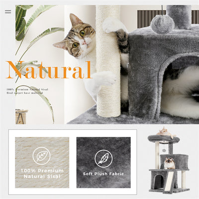 Torre de Lujo para Gatos con Doble Condominio y Percha Espaciosa - Image 10