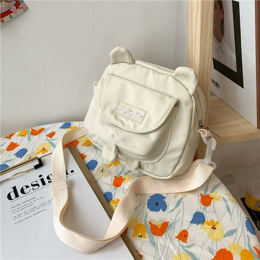 Bolsa Mensajera Osito Kawaii - Diseño Tierno para Estudiantes