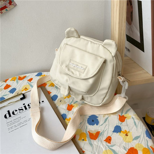 Bolsa Mensajera Osito Kawaii - Diseño Tierno para Estudiantes