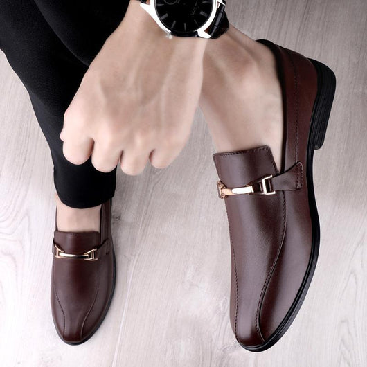 Zapatos de Cuero Casual Versátiles para Hombre y Mujer - Image 7