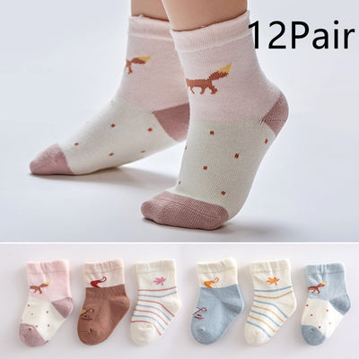 Calcetines de Algodón para Bebé con Animales de Dibujos Animados - Image 15
