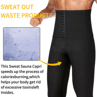 Mallas Deportivas de Compresión Abdominal para Yoga Hombre - Image 4