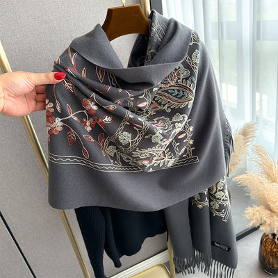 Chal Bordado Étnico para Mujer - Diseño Tradicional - Image 23