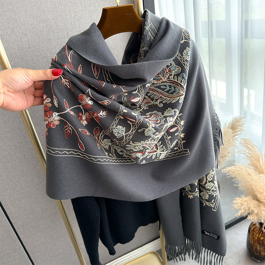 Chal Bordado Étnico para Mujer - Diseño Tradicional - Image 23