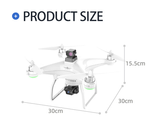 Dron 4K con Gimbal de Tres Ejes, Evitación Láser y Doble GPS - Image 3