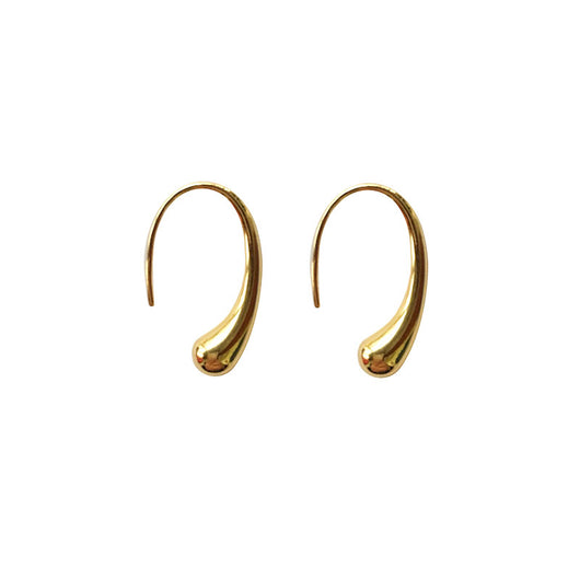 Aretes de Gota de Agua con Gancho Simple Hipoalergénicos - Image 4