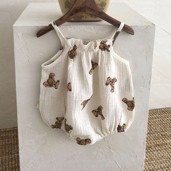 Jumpsuit Tipo Sling Cómodo para Niños y Niñas