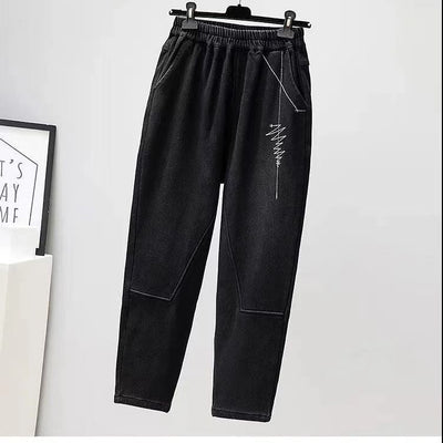 Pantalones Harem Cómodos Plus Size con Tecnología Térmica - Image 21