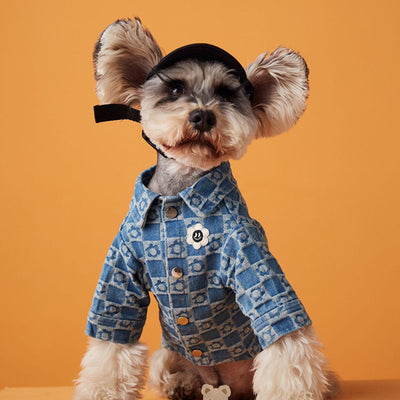 Vestido Infantil Cachorrito Flores con Lunares - Image 2