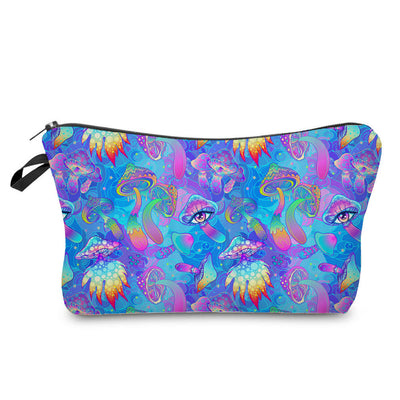 Bolsa de Cosméticos con Estampado de Hongos Fantasy - Image 34