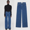Jeans Rectos de Cintura Media 100% Algodón con Stretch