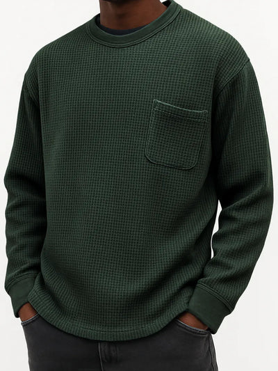Sudadera Casual Cuello Redondo Manga Larga Talla Grande para Hombre - Image 27