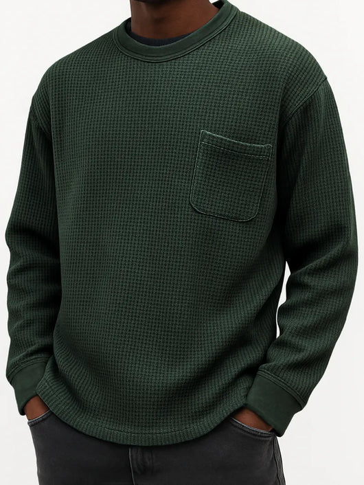 Sudadera Casual Cuello Redondo Manga Larga Talla Grande para Hombre - Image 27