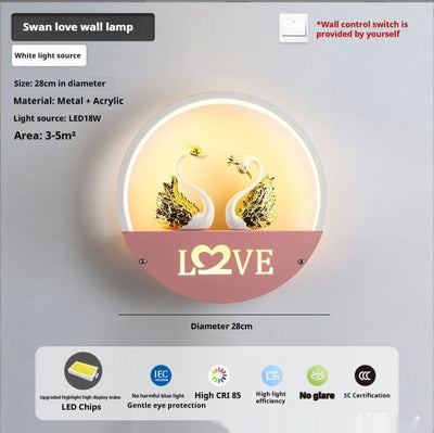 Lámpara de Pared LED Minimalista Moderna para Dormitorio - Image 7