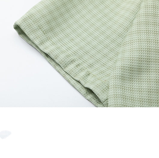 Camisa a Cuadros Bordada Suelta para Parejas - Diseño Versátil - Image 11