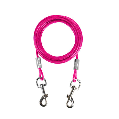 Correa Doble para Dos Perros con Cadena de Hierro y Manija Ergonómica - Image 4