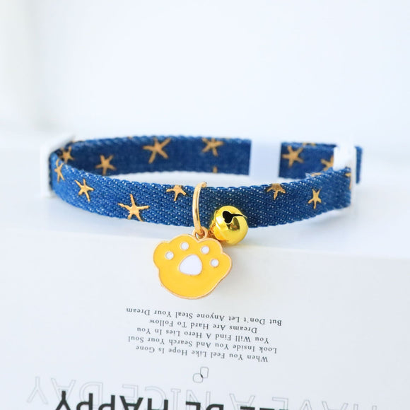 Collar de Seguridad para Gatos y Perros Pequeños con Cascabel y Hebilla Reflectante
