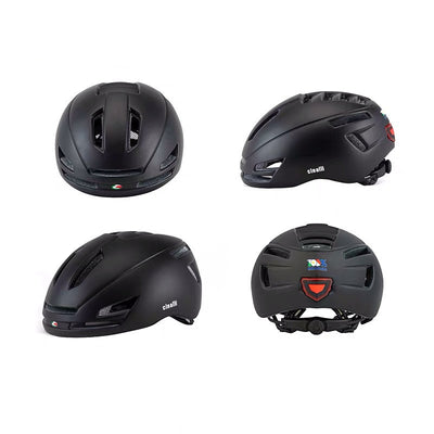 Casco con Luz Trasera de Advertencia USB Recargable - Image 7