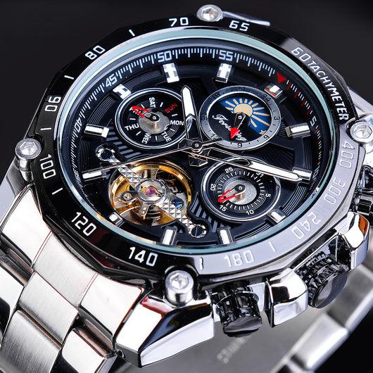 Reloj Tourbillon con Calendario y Indicador de Semana - Image 4