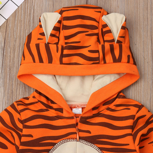 Pijama Enterizo con Capucha Estampado para Niños - Image 19
