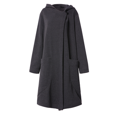Sudadera Polar Suelta Larga con Protección al Viento para Mujer - Image 16