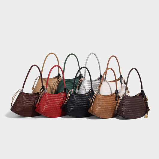 Bolso Tejido Axilar Commuter - Cartera Versátil de Hombro