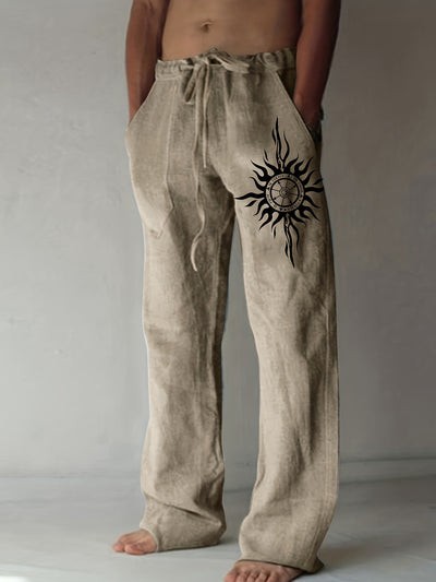 Pantalones Holgados de Pierna Ancha para Hombre - Comodidad Diaria - Image 11
