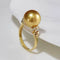 Anillo Plata 925 con Perla Grande de 12mm Brillante para Mujer