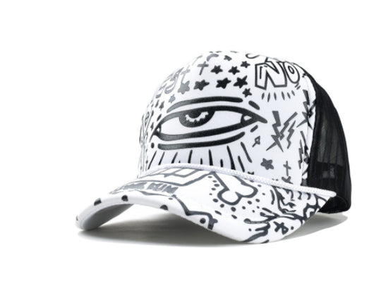 Gorra de Béisbol Hip Hop con Diseño Graffiti - Protección Solar Urbana - Image 8