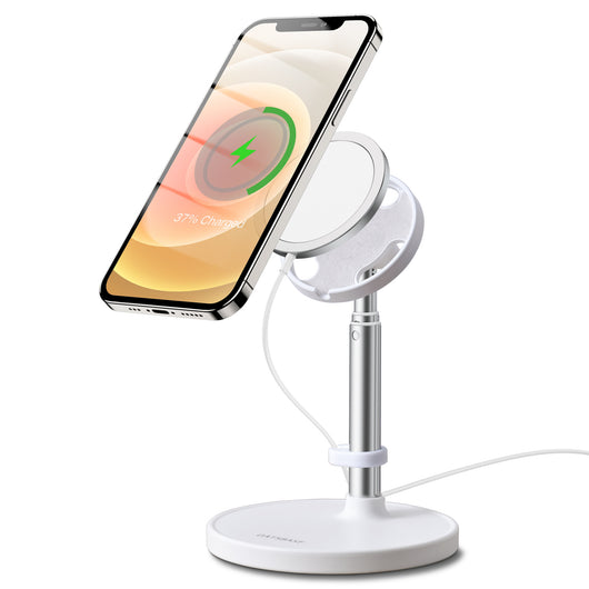 Cargador Inalámbrico Magnético con Soporte Ajustable Telescópico - Image 5