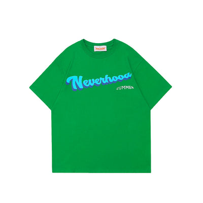Camiseta Suelta Literary Letters NEVERHOOD - Diseño Europeo Americano - Image 18