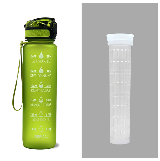 Botella Deportiva 1L Tritan con Marcador de Tiempo - Botella Motivacional Hermética para Fitness y Ciclismo - Image 40