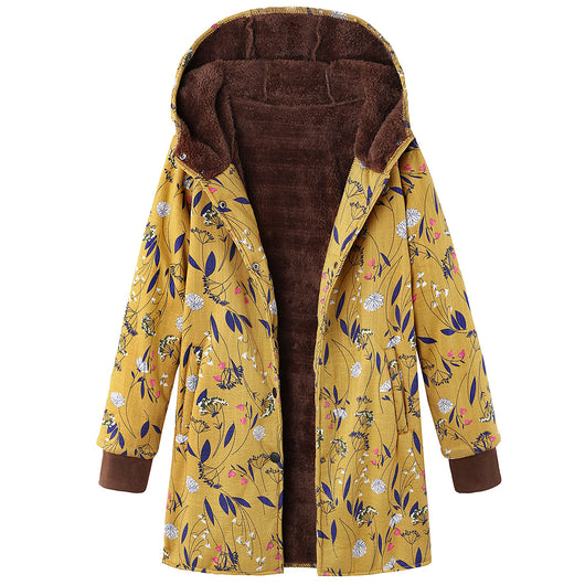 Chamarra Hoodie Floral Tallas Grandes - Image 5
