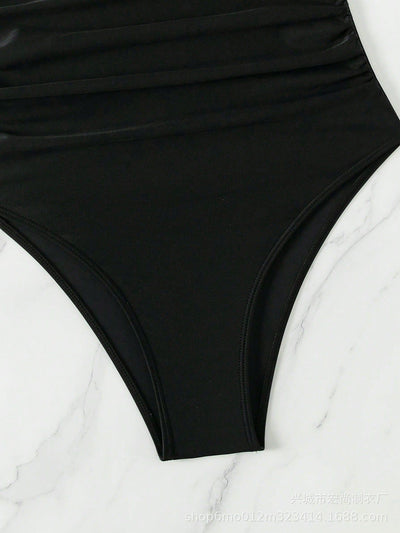 Traje de Baño Enterizo Reductor Efecto Moldeable Liso - Image 10