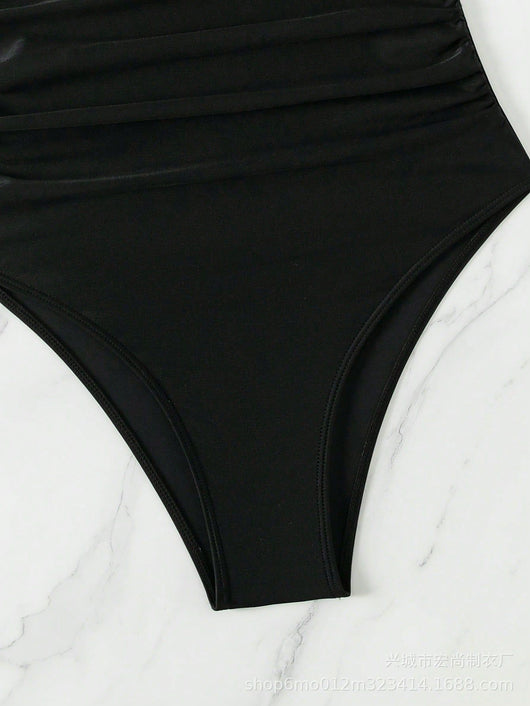 Traje de Baño Enterizo Reductor Efecto Moldeable Liso - Image 10