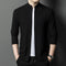 Men's Casual Slim Fit Turtleneck Sweater with Zipper