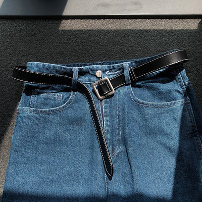 Cinturón Negro Casual Versátil para Hombre - Image 8