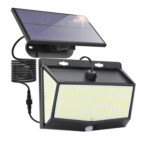 Lámpara Solar de Pared con Sensor de Movimiento 468 LED - Iluminación Exterior Inteligente - Image 6