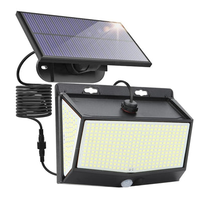 Lámpara Solar de Pared con Sensor de Movimiento 468 LED - Iluminación Exterior Inteligente - Image 6